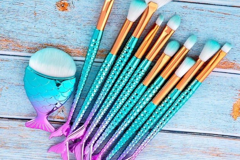 11pcs Makeup Brushes Kit - Urban Mart