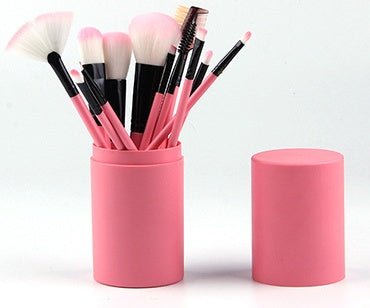 12pcs Makeup Brush Set Blush Eyeshadow Eyelash Highlighter Makeup Brush - Urban Mart