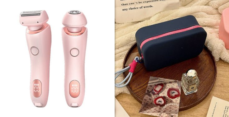 2 In 1 Hair Removal Epilator USB Rechargeable Trimmer - Urban Mart