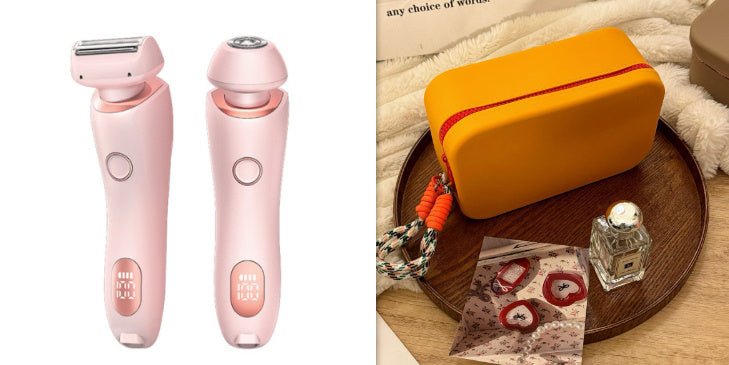 2 In 1 Hair Removal Epilator USB Rechargeable Trimmer - Urban Mart