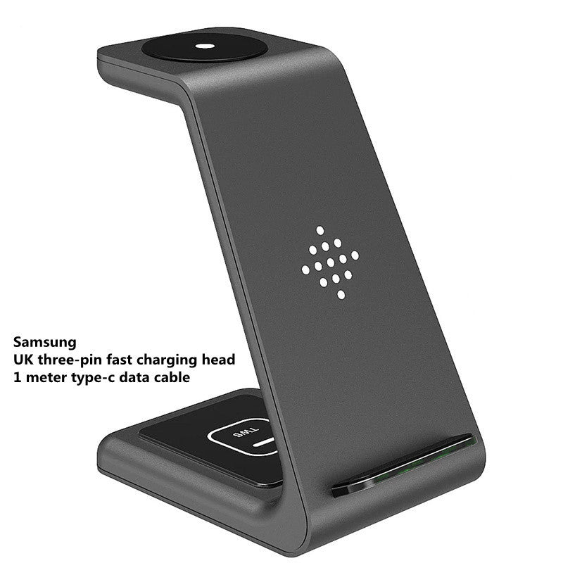 3 In 1 Fast Charging Station Wireless Charger Stand - Urban Mart