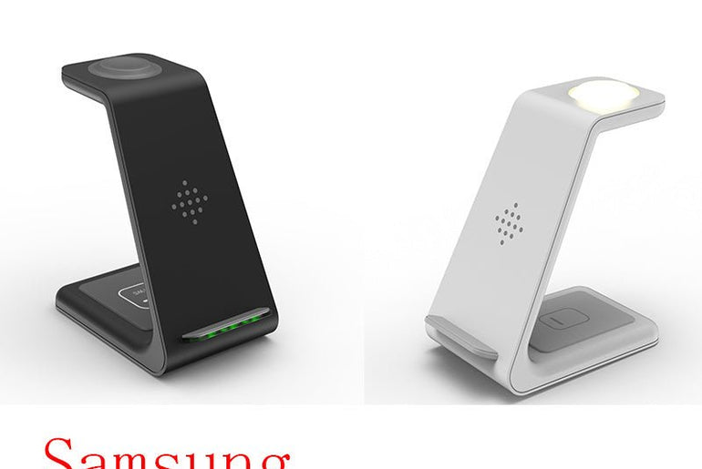 3 In 1 Fast Charging Station Wireless Charger Stand - Urban Mart