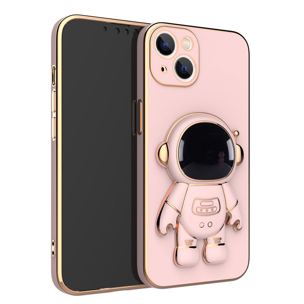 3D Astronaut Phone Case Anti - Drop Electroplating Bracket - Urban Mart