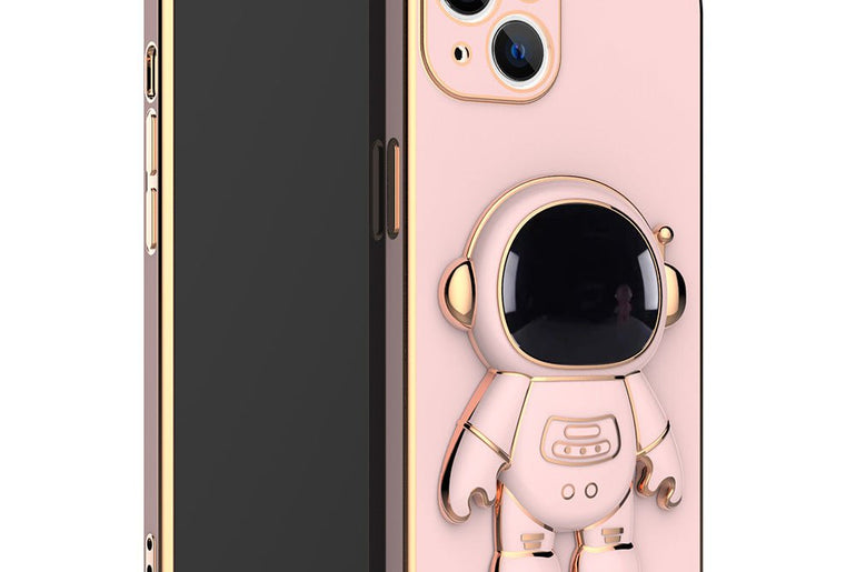 3D Astronaut Phone Case Anti - Drop Electroplating Bracket - Urban Mart