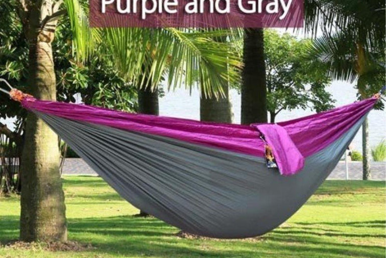 Backpacking Hammock - Portable Nylon Parachute - Urban Mart