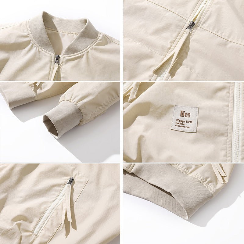 Baseball Collar Charging Coat Men's Spring - Urban Mart