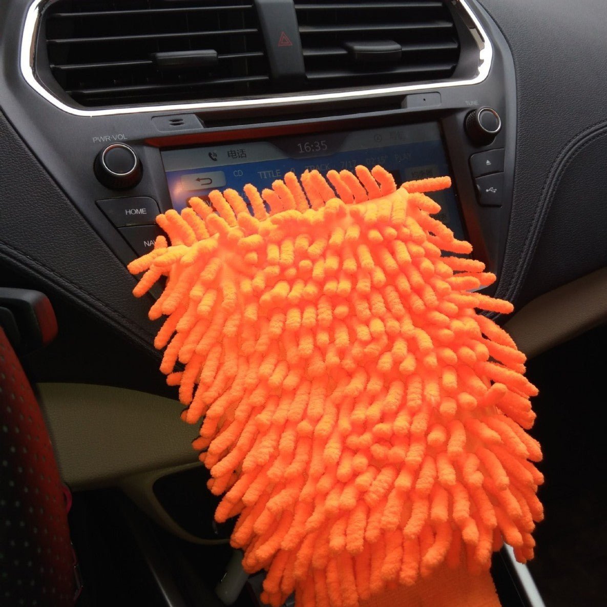 Chenille Coral Car Foaming Gloves Household Cleaning - Urban Mart