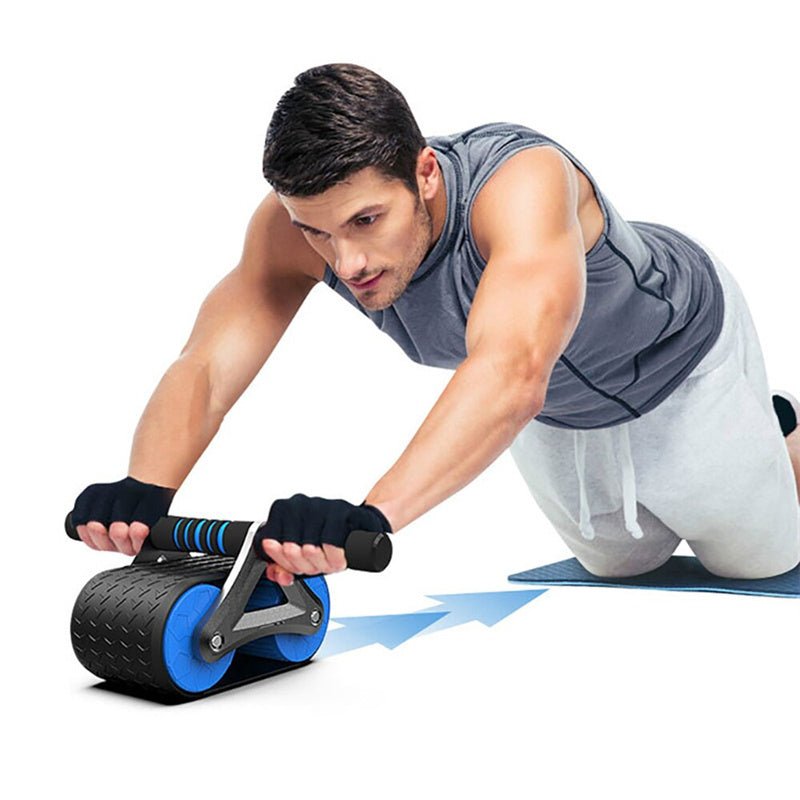 Double Wheel Abdominal Exerciser - Urban Mart