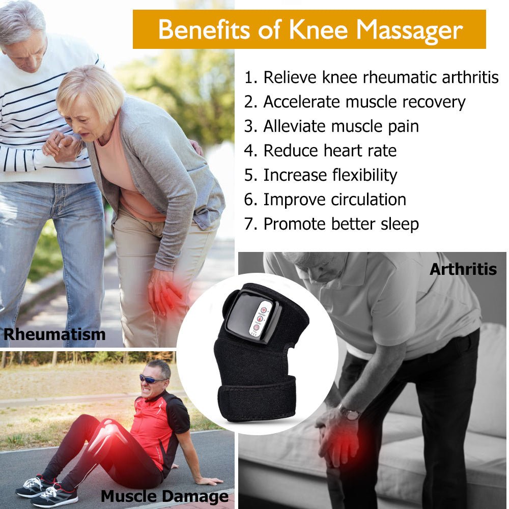 Electric Infrared Heating Knee Massager - Urban Mart