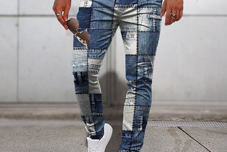 Fashion Personality Men's 3D Printed Casual Trousers - Urban Mart