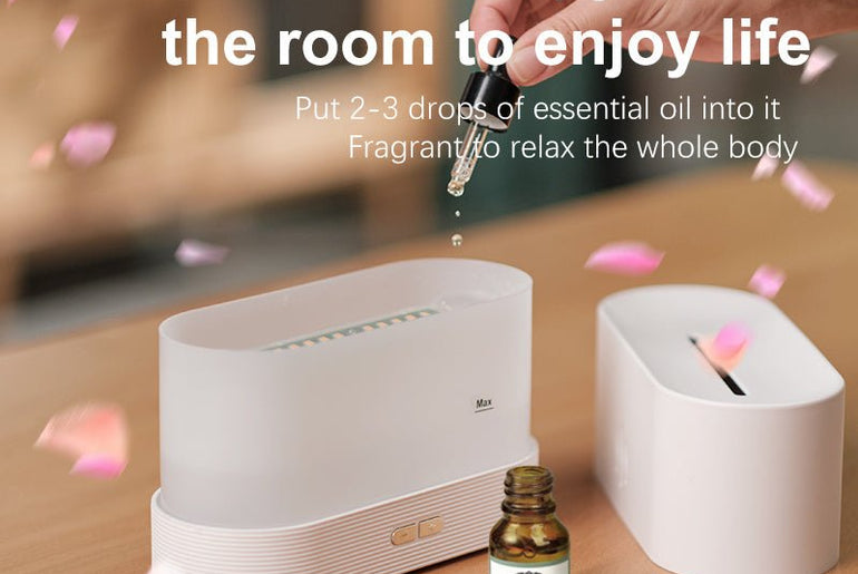 Fire Flame Humidifier Aroma Diffuser - Urban Mart