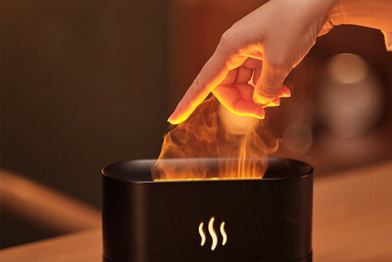 Fire Flame Humidifier Aroma Diffuser - Urban Mart