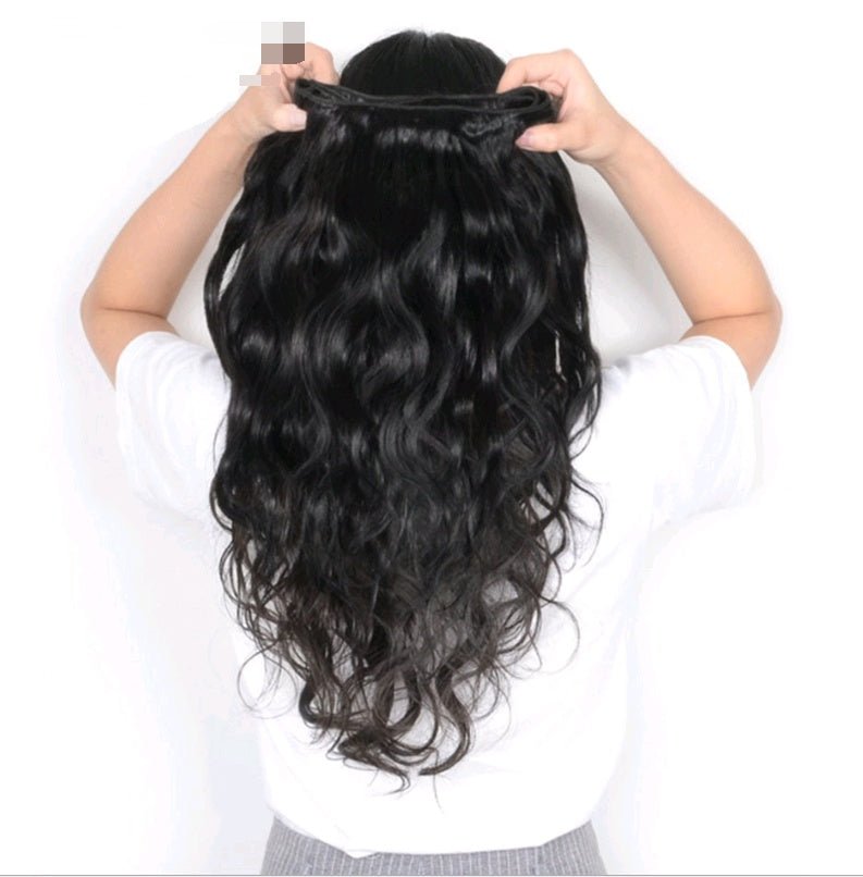 Human Hair Extensions Natural & Jet Black - Urban Mart