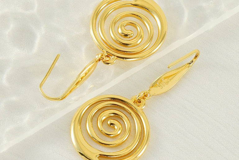 Mosquito Coil Design Sense Earrings Women - Urban Mart