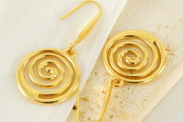 Mosquito Coil Design Sense Earrings Women - Urban Mart