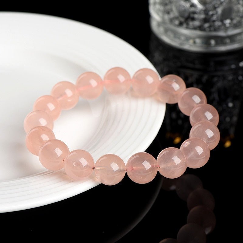 Natural 7A Grade Moisturizing Body Grapefruit Color Horse Round Beads Bracelet - Urban Mart