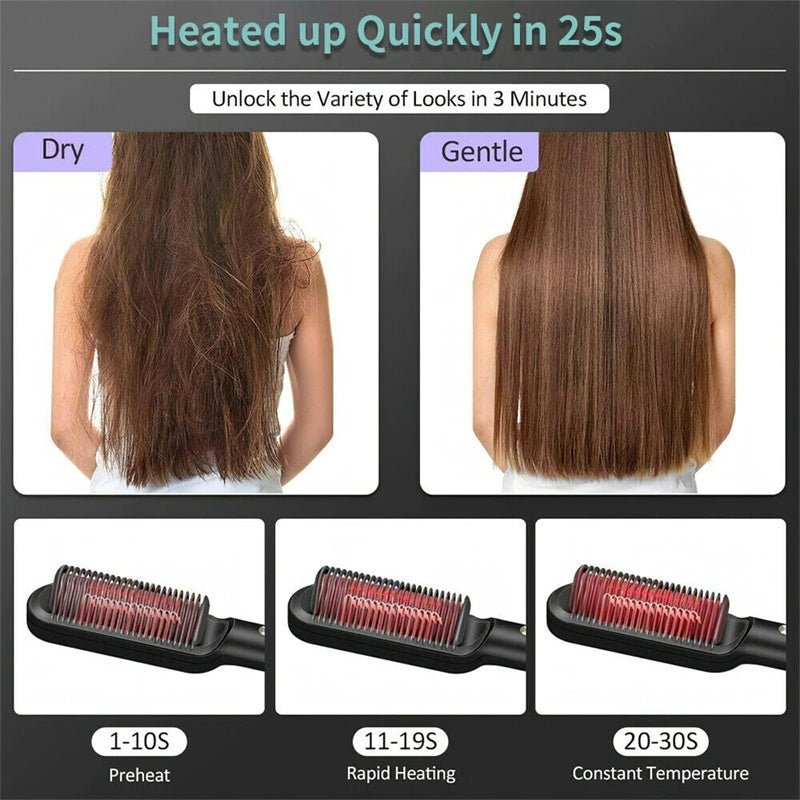 New 2 In 1 Hair Straightener - Urban Mart