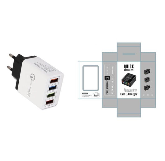 Quick Charge 3.0 4 Phone Adapter - Urban Mart