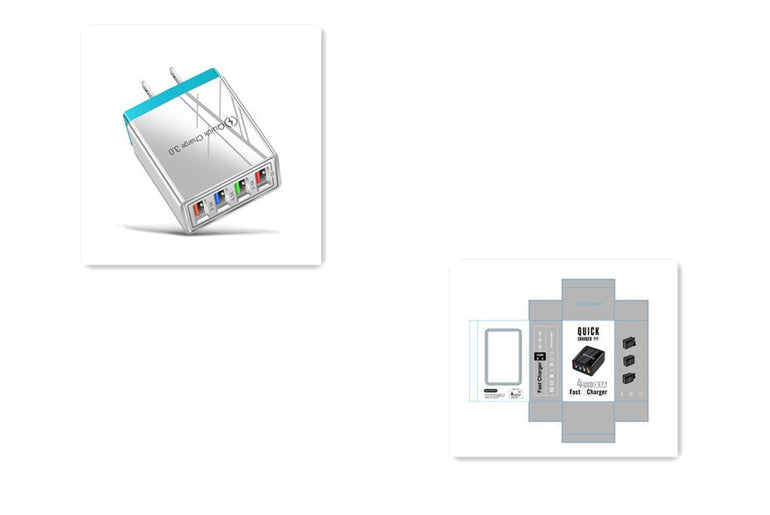 Quick Charge 3.0 4 Phone Adapter - Urban Mart