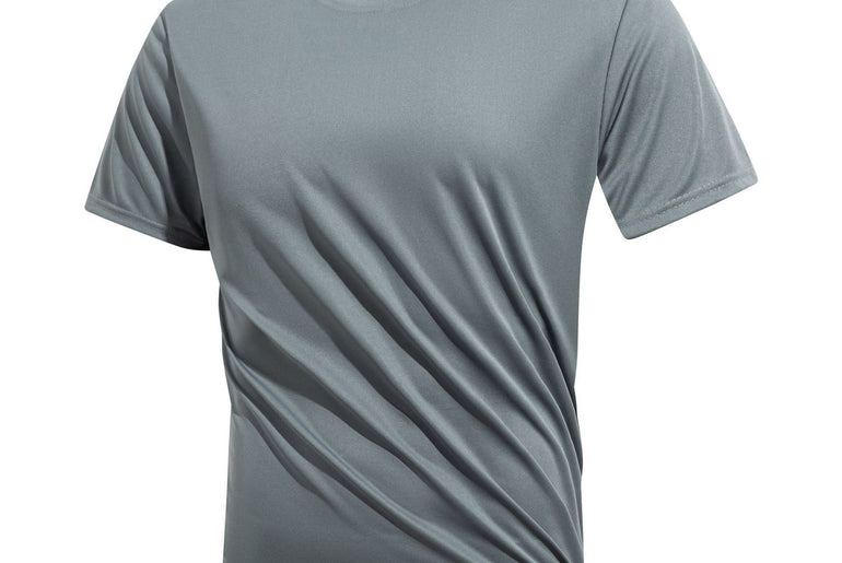 Quick - drying T-shirt Men's Ice Silk Running Outdoors - Urban Mart