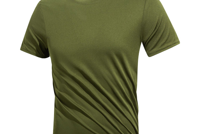 Quick - drying T-shirt Men's Ice Silk Running Outdoors - Urban Mart