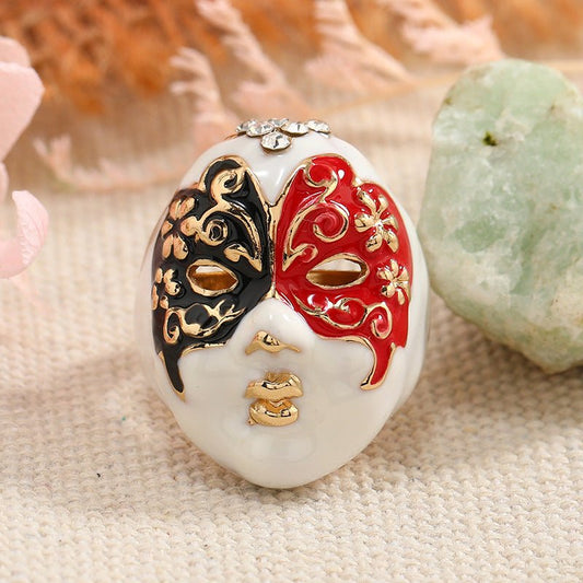 Quintessence Peking Opera Facial Mask Ring - Urban Mart