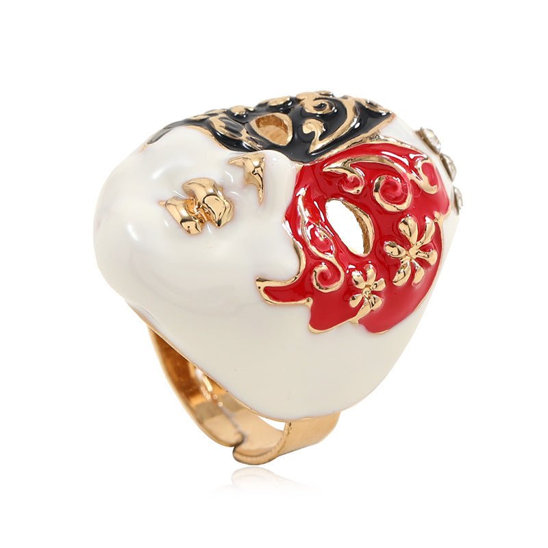 Quintessence Peking Opera Facial Mask Ring - Urban Mart