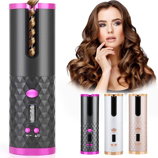 Rechargeable Automatic Hair Curler - Urban Mart