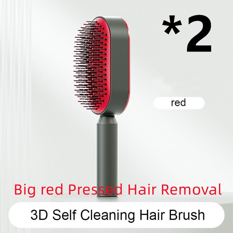 Self Cleaning Hair Brush For Women - Urban Mart