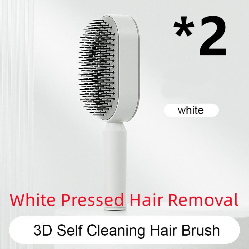 Self Cleaning Hair Brush For Women - Urban Mart