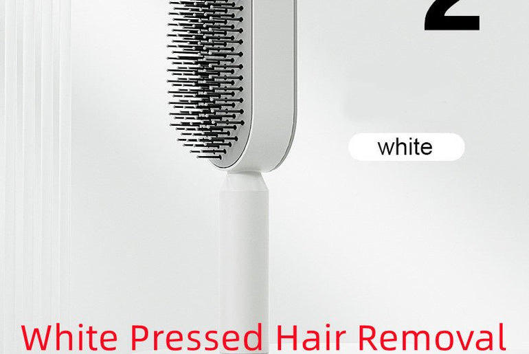 Self Cleaning Hair Brush For Women - Urban Mart