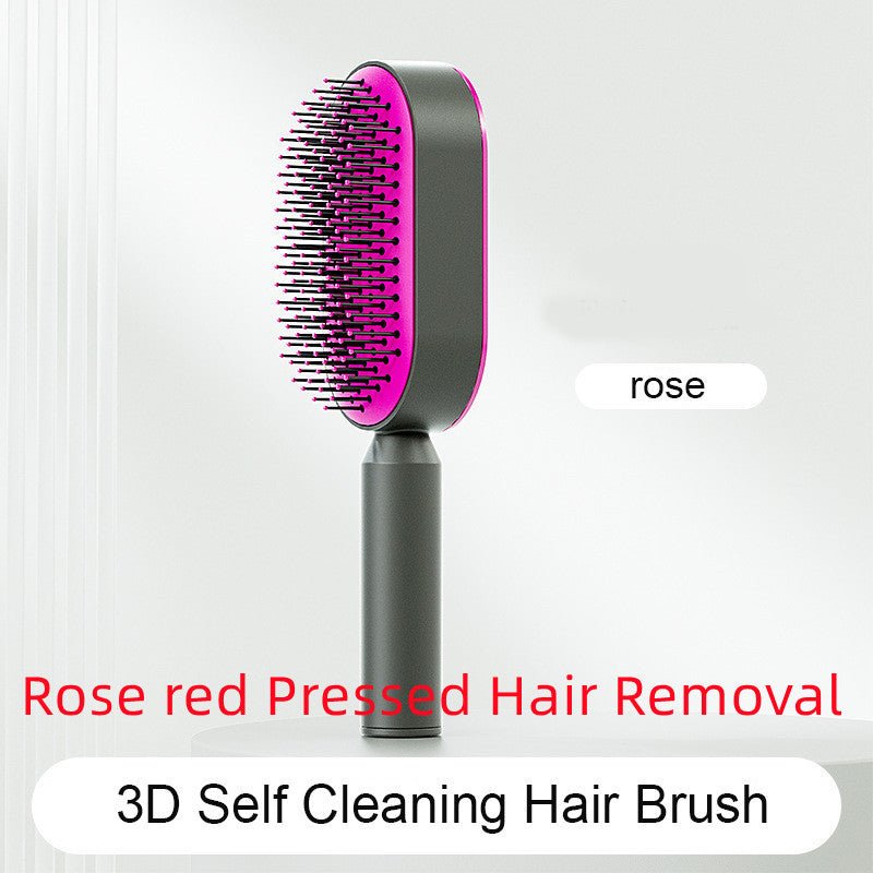 Self Cleaning Hair Brush For Women - Urban Mart