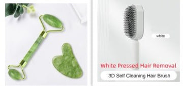 White Pressed Hair Removal set