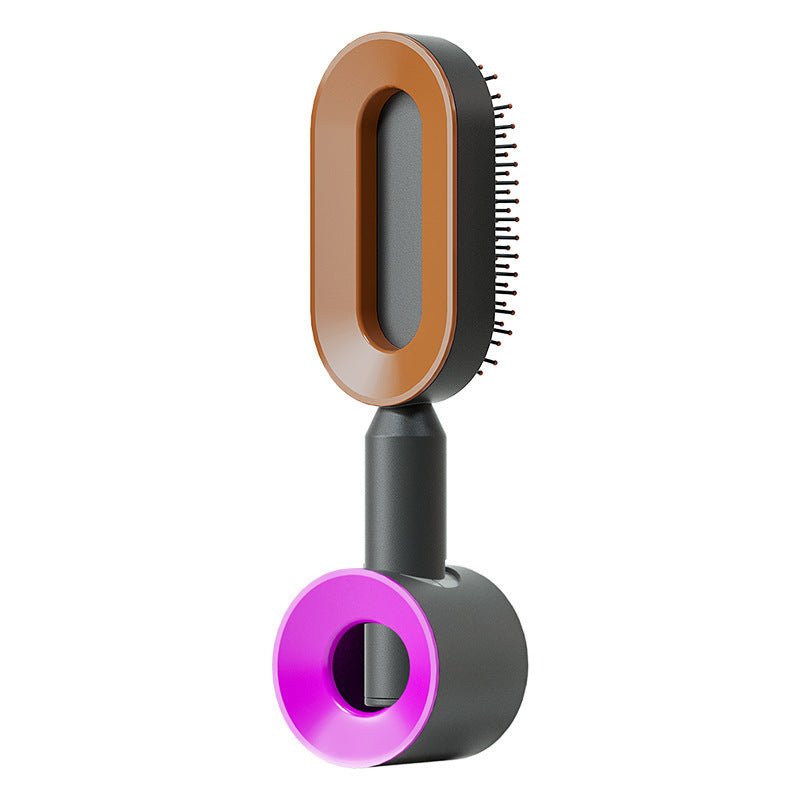 Self Cleaning Hair Brush For Women - Urban Mart