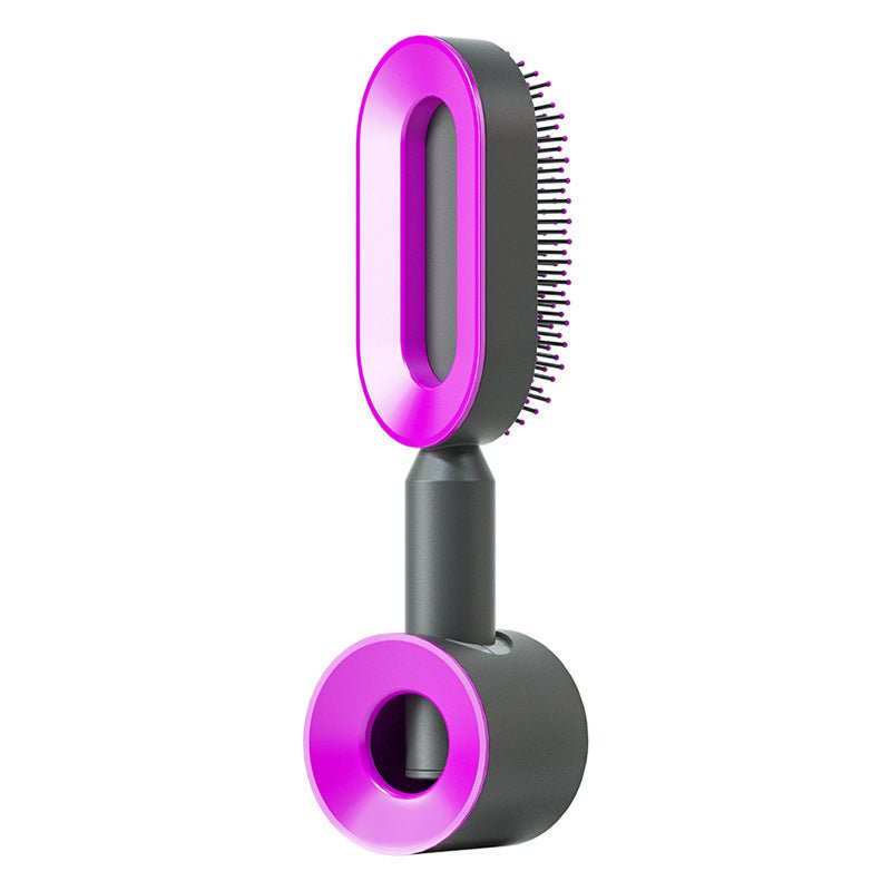 Self Cleaning Hair Brush For Women - Urban Mart