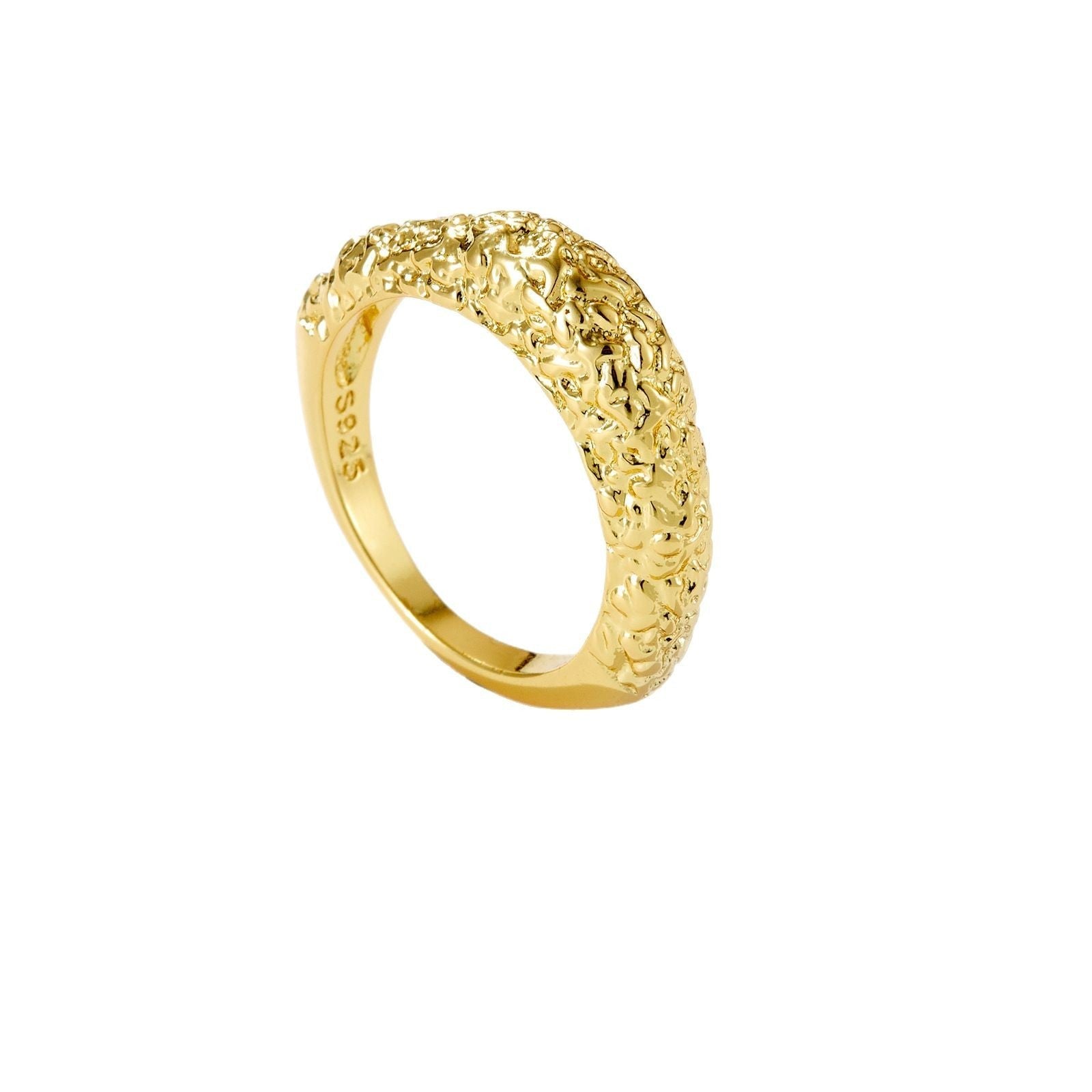 Simple Texture Sense High Sense Retro Minority Irregular Ring - Urban Mart