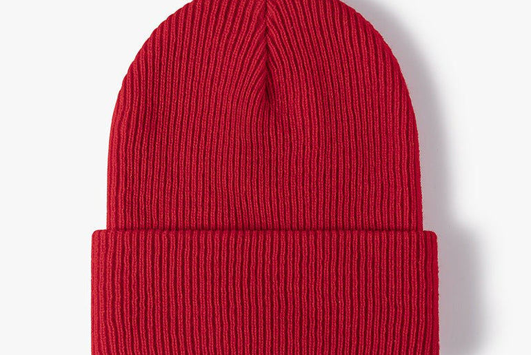 Simple Warm Thick Double Layer Men's Woolen Cap - Urban Mart