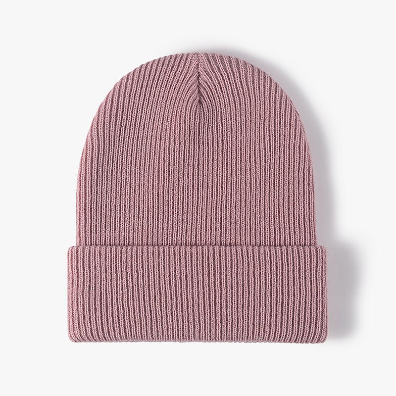 Simple Warm Thick Double Layer Men's Woolen Cap - Urban Mart