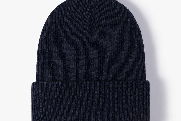 Simple Warm Thick Double Layer Men's Woolen Cap - Urban Mart