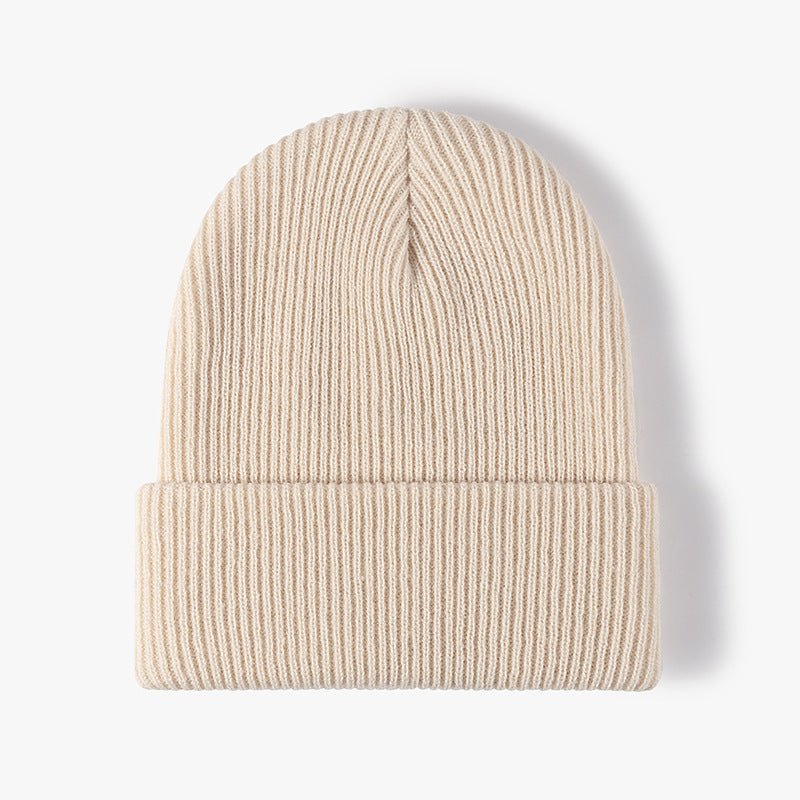 Simple Warm Thick Double Layer Men's Woolen Cap - Urban Mart