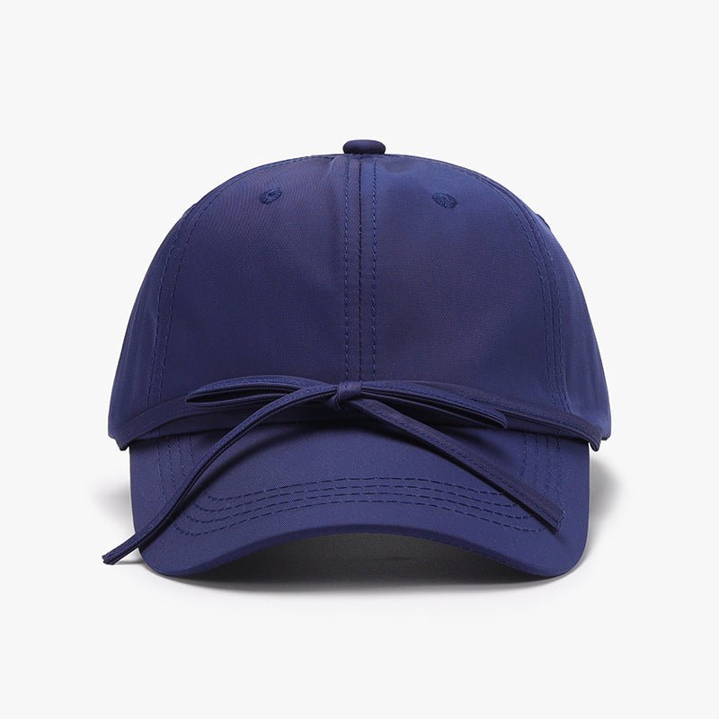 Spring And Autumn Bowknot Quick - drying Soft Top Women's Baseball Cap - Urban Mart