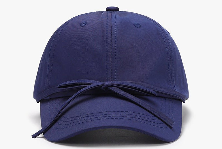 Spring And Autumn Bowknot Quick - drying Soft Top Women's Baseball Cap - Urban Mart