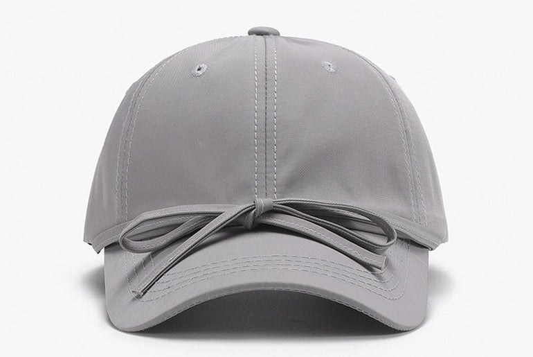 Spring And Autumn Bowknot Quick - drying Soft Top Women's Baseball Cap - Urban Mart