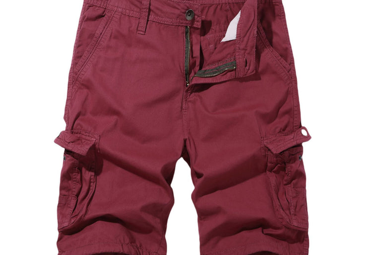 Spring Men's Cargo Shorts Multi - pocket Plus Size - Urban Mart