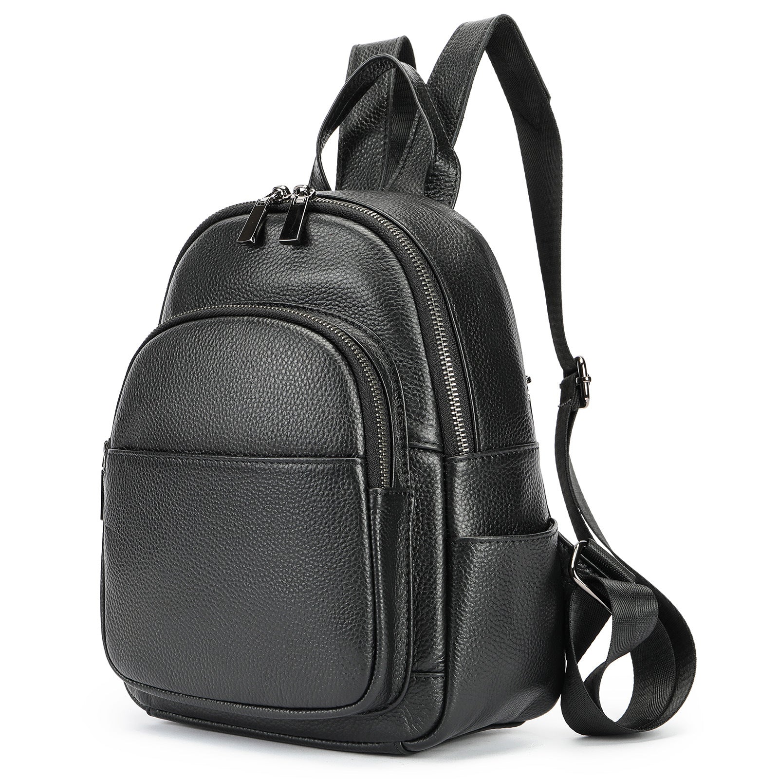 Women's Affordable Luxury Fashion Leather Portable Backpack - Urban Mart